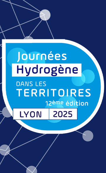 Affiche des Journées Hydrogène à Lyon, mettant en avant la 12ème édition de l'événement.