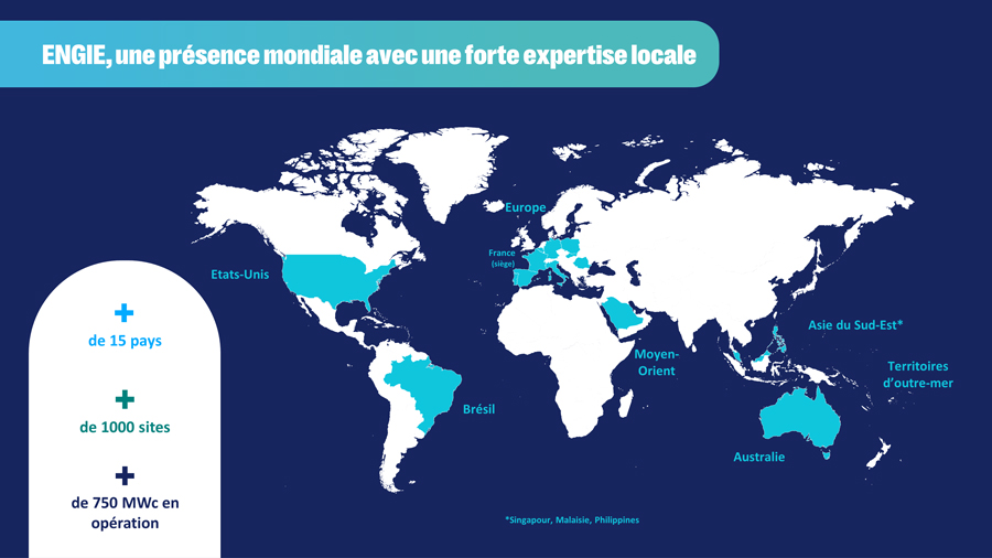 map solaire sur site