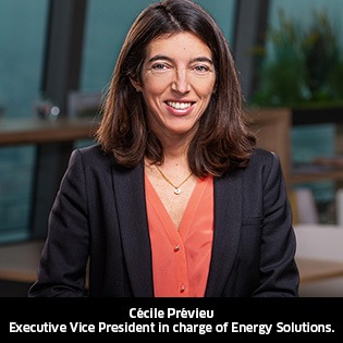 Cécile Prévieu, Executive Vice President in charge of Energy Solutions.