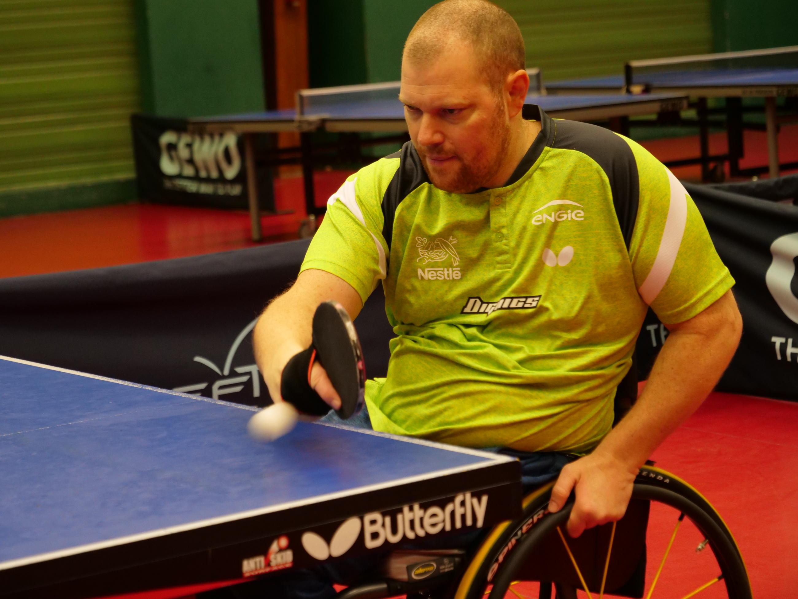 Fabien Lamirault class 2 para table tennis world champion, 2022