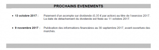 Résultats semestriels en ligne avec la guidance Confirmation des objectifs annuels