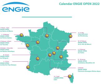 map calendar ENGIE OPEN 2022