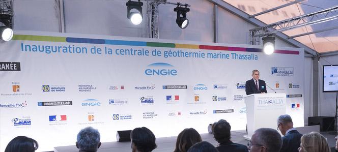 Thassalia: inauguration of France's first marine geothermal power station