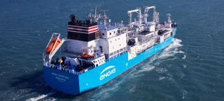 Ship-to-ship LNG bunkering service started in the port of Zeebrugge